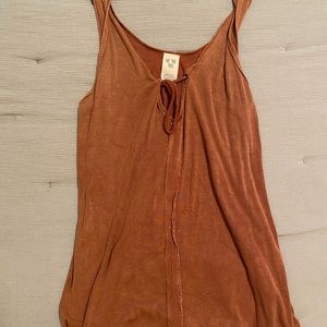 Free People tank top, rust color, size xs